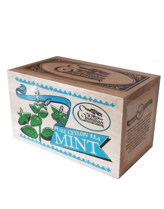 Wooden Box  Mint 100g