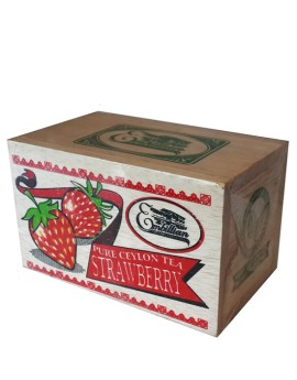 Wooden Box  Strawberry 100g